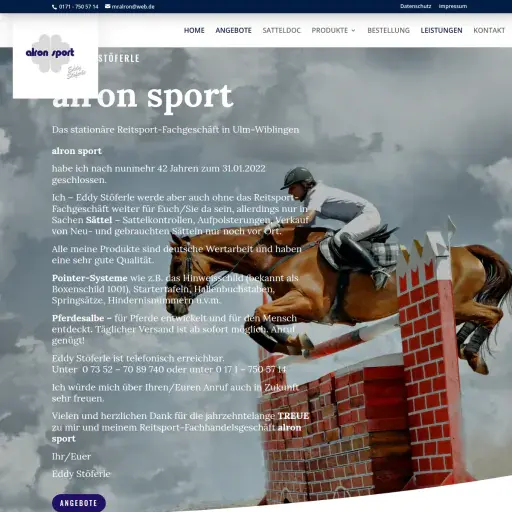 alron sport, Sportgeräte-,Entwicklungs- und Vertriebs-GmbH