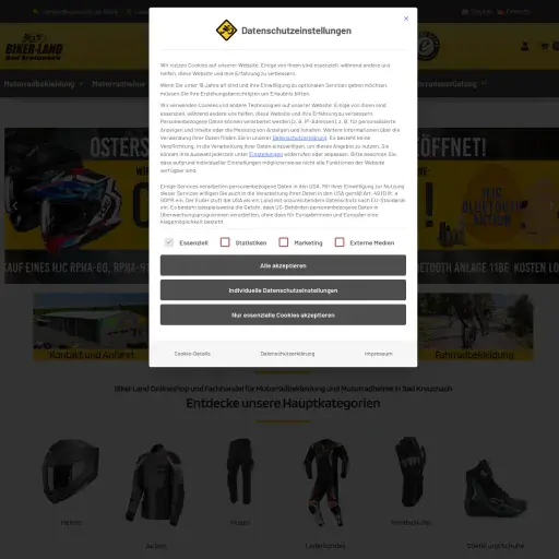 Biker Land, Motorradbekleidungs- und Zubehörhandel GmbH