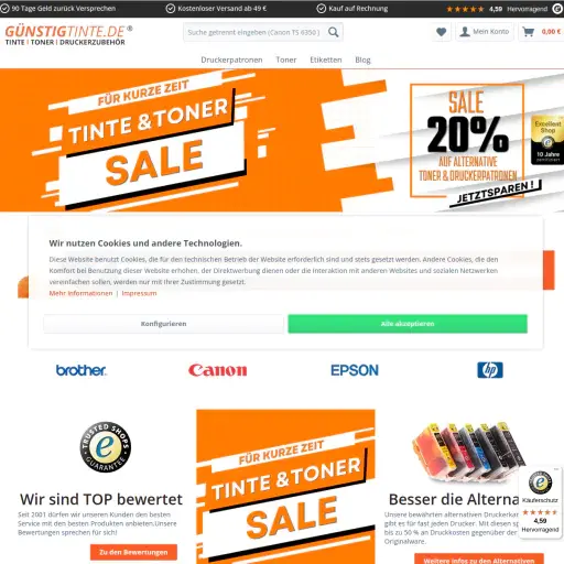 Fatih Yüce, Guenstigtinte