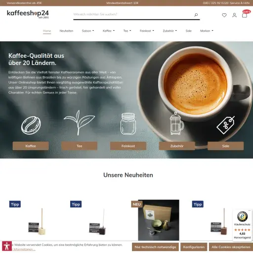 Hauke Thiessen, KaffeeShop 24