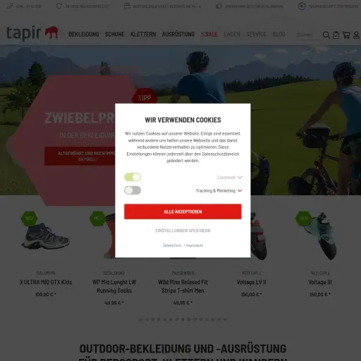 Tapir - Leipzig - Ausrüstung für Rucksackreisende GmbH